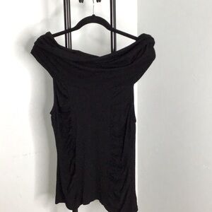 Bebe Sexy Off Shoulder Black Top